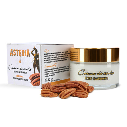 Crema Facial de Noche con Aceite de Nuez Pecana 50ml