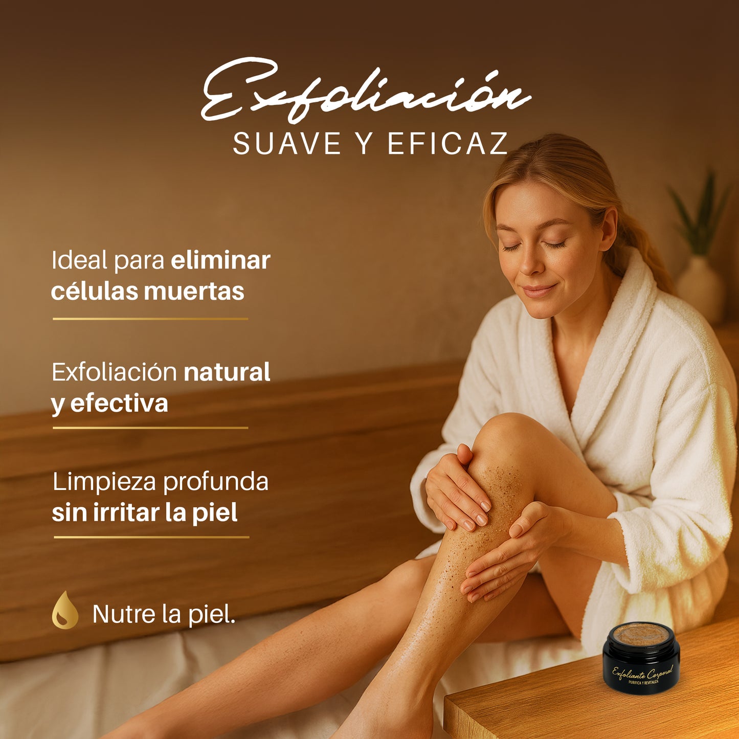 Exfoliante Corporal con Aceite de Nuez Pecana 50ml