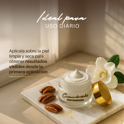 Crema Facial de Noche con Aceite de Nuez Pecana 50ml