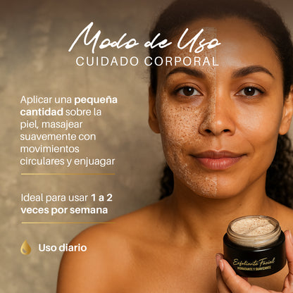 Exfoliante Facial con Aceite de Nuez Pecana 50ml