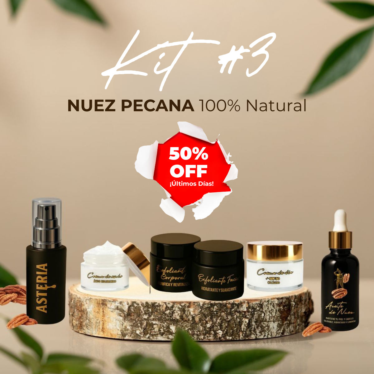 Kit #3 Ritual Completo Asteria – Cuidado total de piel y cabello